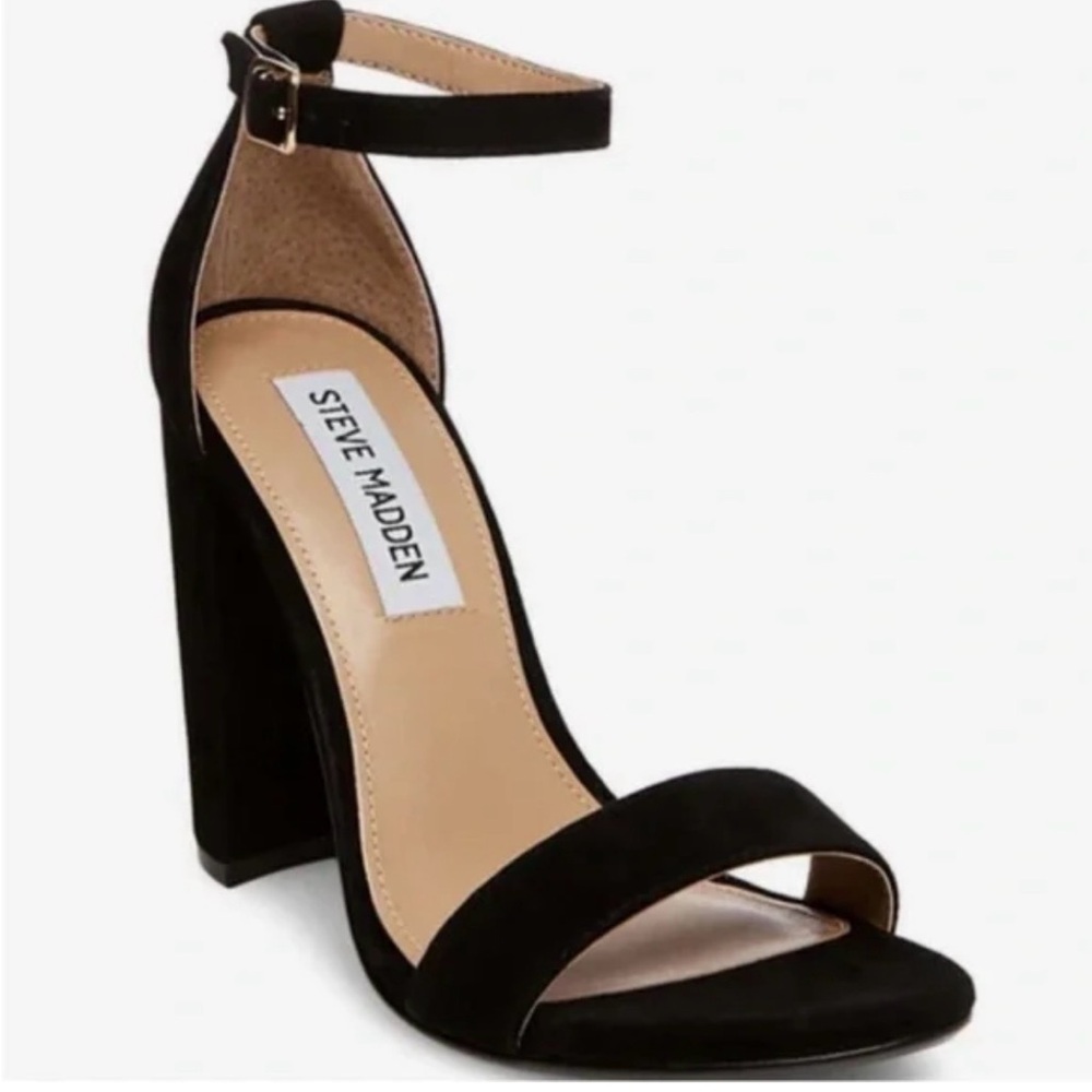 Steve Madden Black Carsson heel